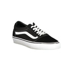Black Polyurethane Men Sneaker