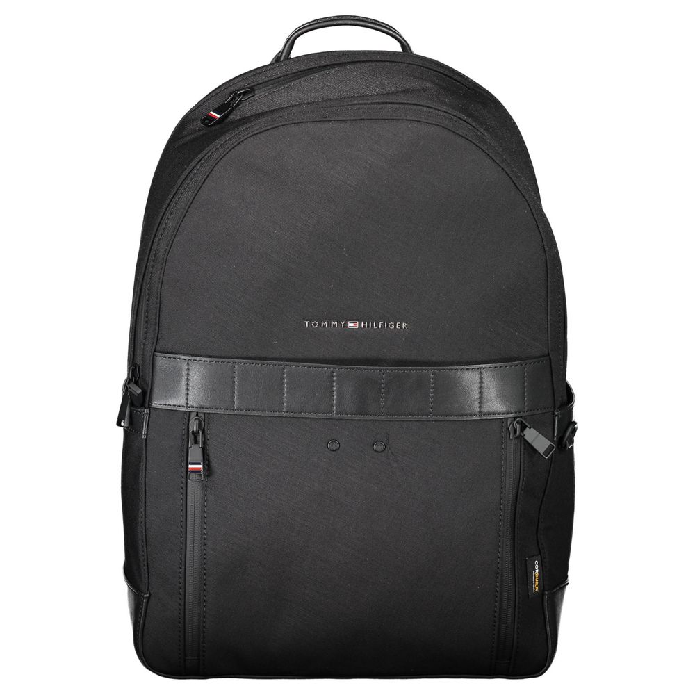 Herrenrucksack aus schwarzem Nylon