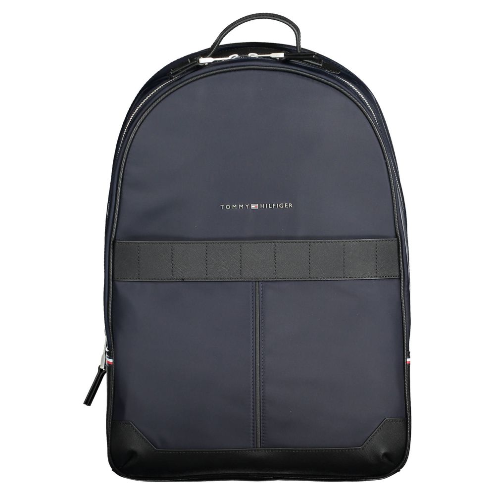 Herrenrucksack aus blauem Polyester