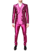 Pink SICILIA zweireihiger dreiteiliger Anzug