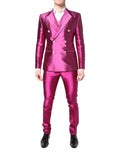 Pink SICILIA zweireihiger dreiteiliger Anzug