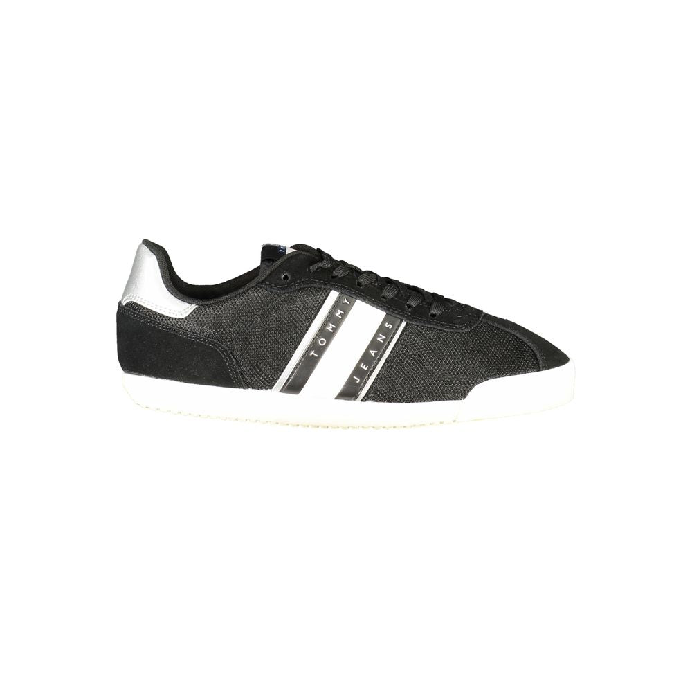 Schwarze Polyester Damen Sneaker