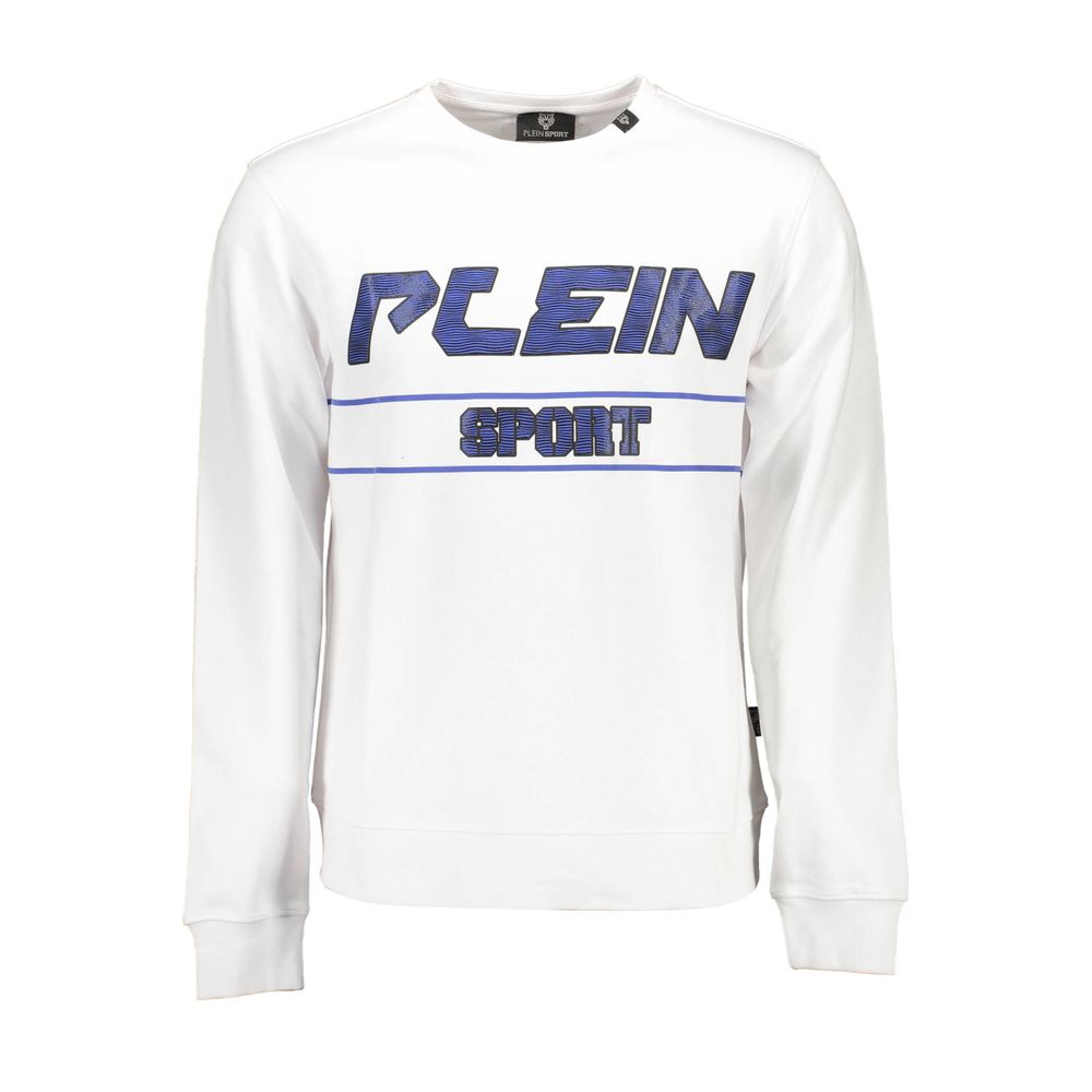 Herren-Sweatshirt aus weißer Baumwolle