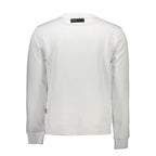 Herren-Sweatshirt aus weißer Baumwolle
