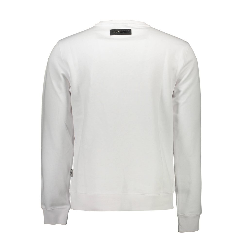 Herren-Sweatshirt aus weißer Baumwolle