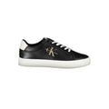 Schwarzer Polyester-Sneaker für Damen