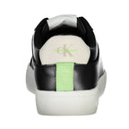 Schwarzer Polyester-Sneaker für Damen