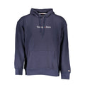 Blue Cotton Men's Hoodie