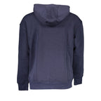 Blue Cotton Men's Hoodie