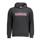 Black Cotton Men's Hoodie