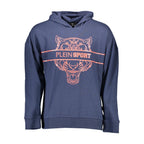 Blue Cotton Men's Hoodie