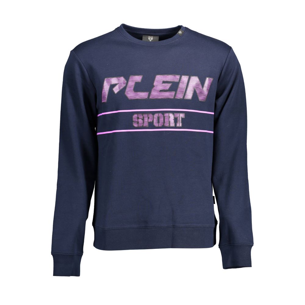 Blauer Herrenpullover aus Baumwolle