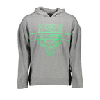 Grey Cotton Men Sweatshirt