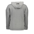 Grey Cotton Men Sweatshirt