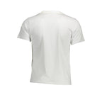 Weiß Baumwolle Herren T-Shirt