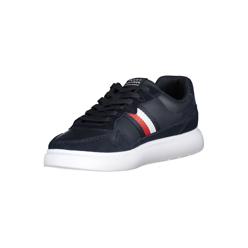 Herren-Sneaker aus blauem Polyurethan