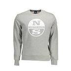 Grigio Cotton Men Sweatshirt