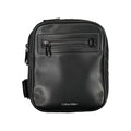 Black Polyester Men's Shoulder Bag