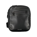 Black Polyester Men's Shoulder Bag