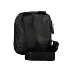 Black Polyester Men's Shoulder Bag