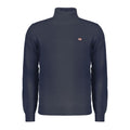 Blauer Herrenpullover aus Wolle