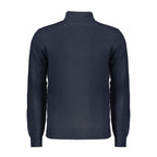 Blauer Herrenpullover aus Wolle