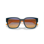 Sonnenbrille aus orangefarbenem Harz