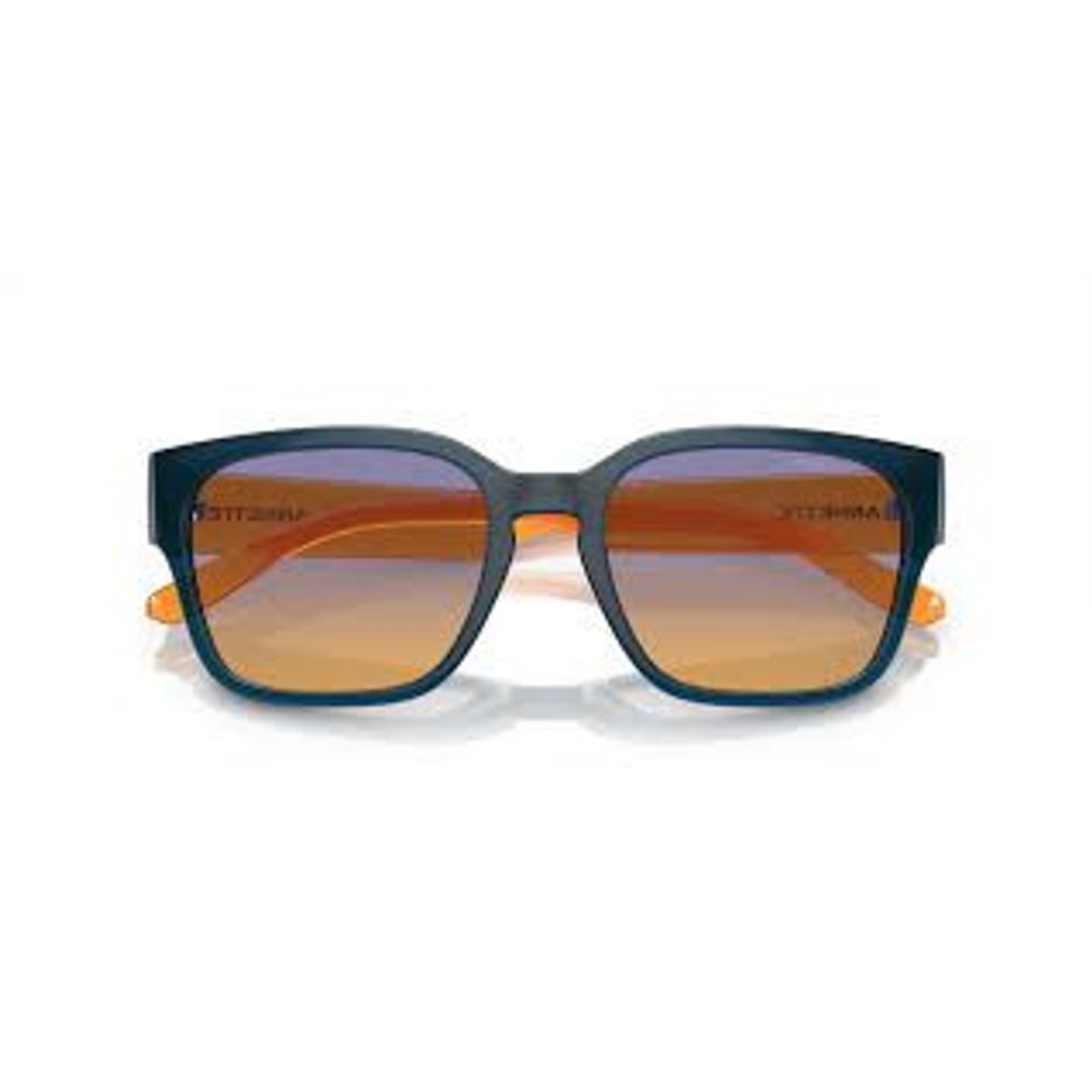 Sonnenbrille aus orangefarbenem Harz