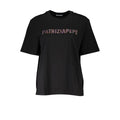 Damen T-Shirt aus schwarzer Baumwolle