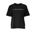 Damen T-Shirt aus schwarzer Baumwolle