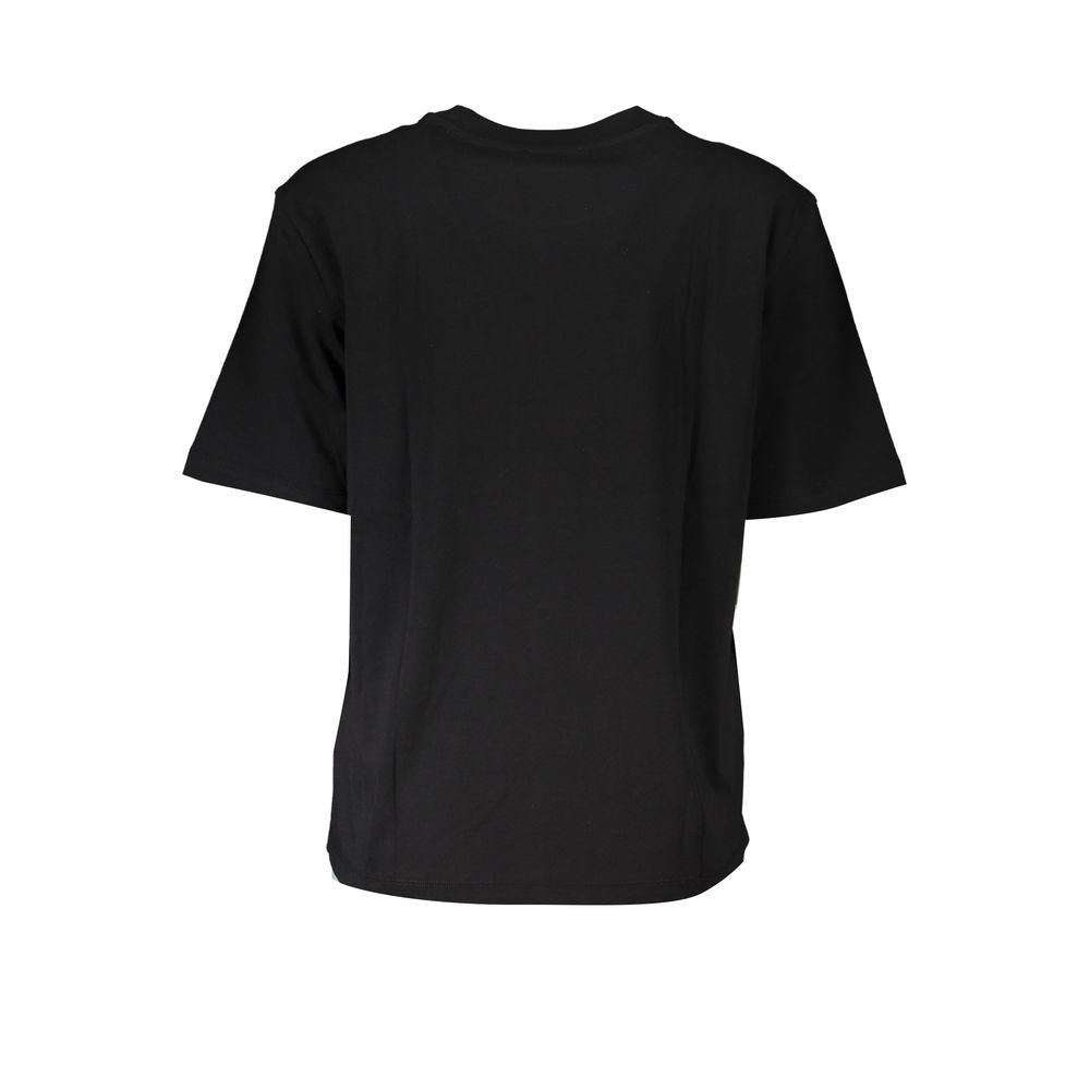 Damen T-Shirt aus schwarzer Baumwolle