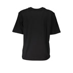 Damen T-Shirt aus schwarzer Baumwolle