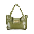 Verde Polyurethane Women's Bag with Adjustable Strap