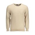 Beige Herrenpullover aus Baumwolle