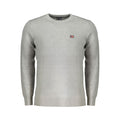 Brauner Polyamid Herrenpullover
