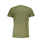 Grünes Baumwoll-Herren-T-Shirt