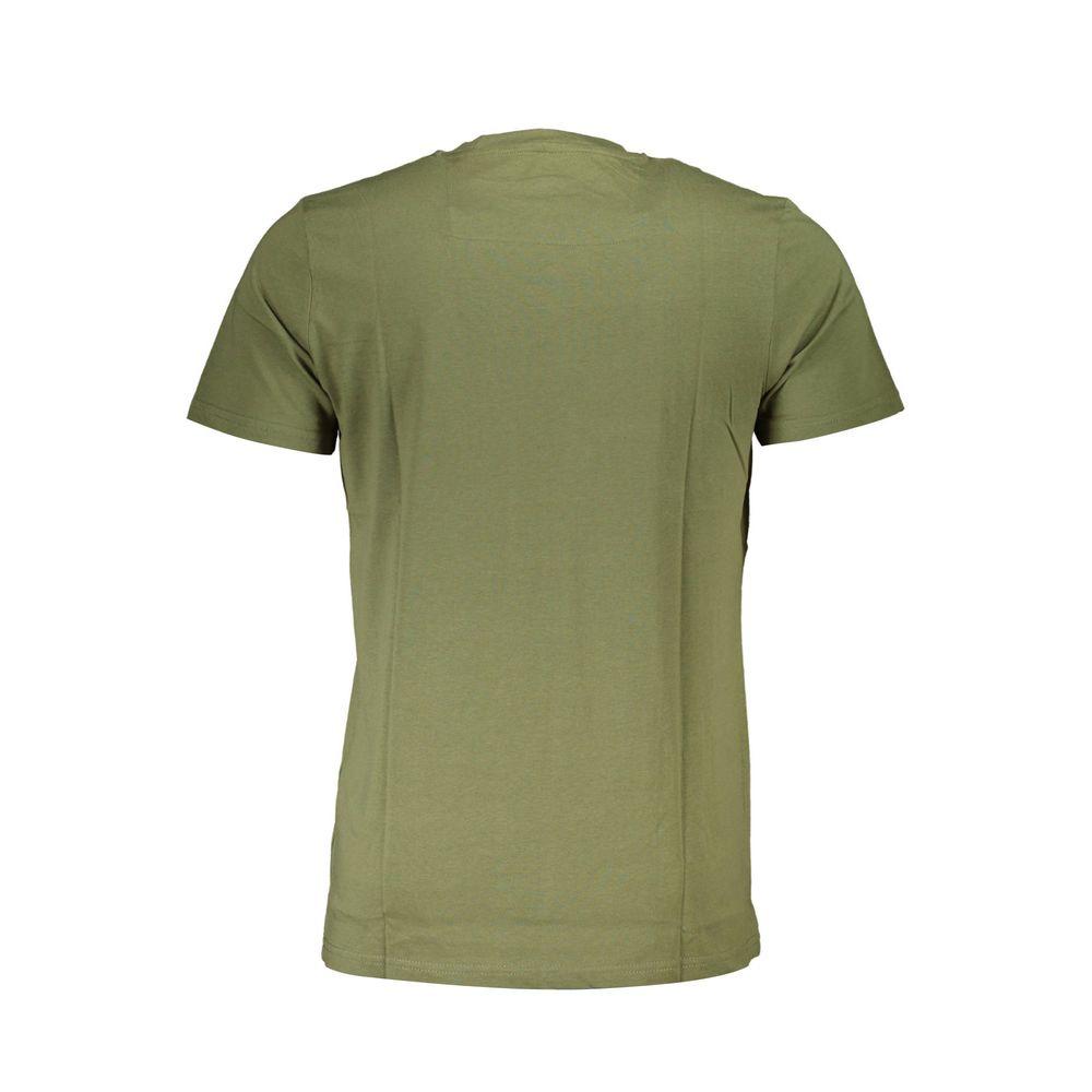 Grünes Baumwoll-Herren-T-Shirt