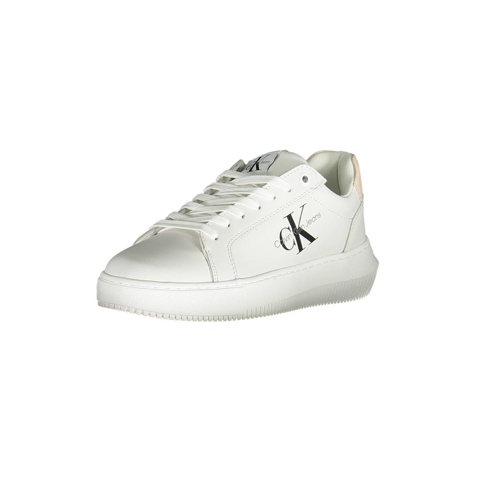 Damen-Sneaker aus weißem Leder