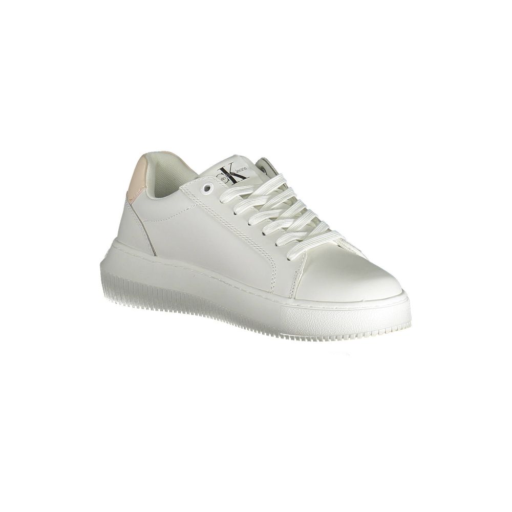 Damen-Sneaker aus weißem Leder