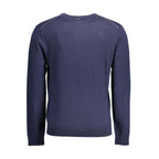 Blauer Herren Wollpullover