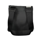 Herren-Umhängetasche aus schwarzem Polyester