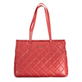 Rote Polyurethan-Damenhandtasche