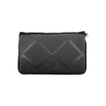 Handtasche aus schwarzem Polyurethan für Damen