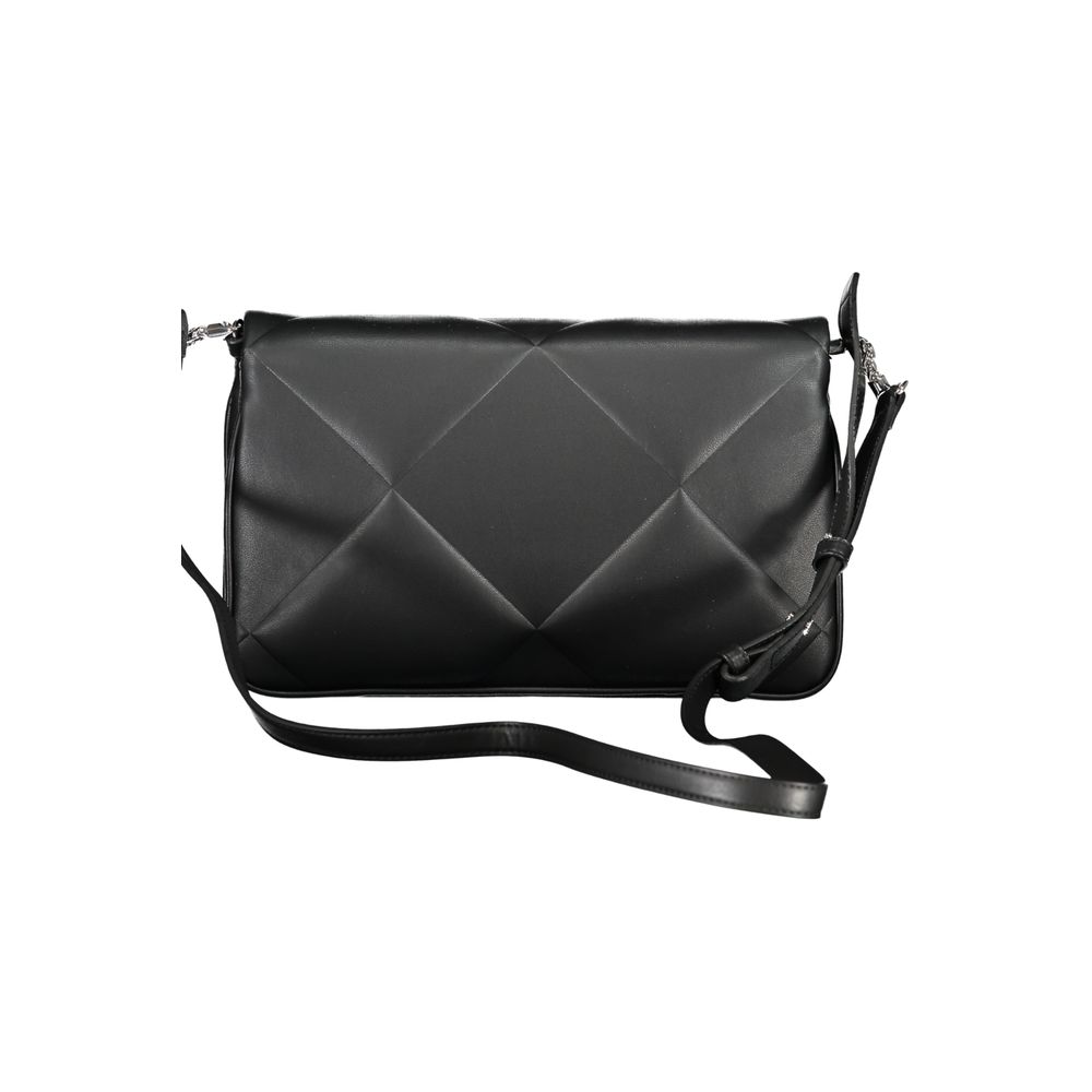 Handtasche aus schwarzem Polyurethan für Damen