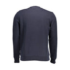 Blaues Herren-Sweatshirt aus Baumwolle