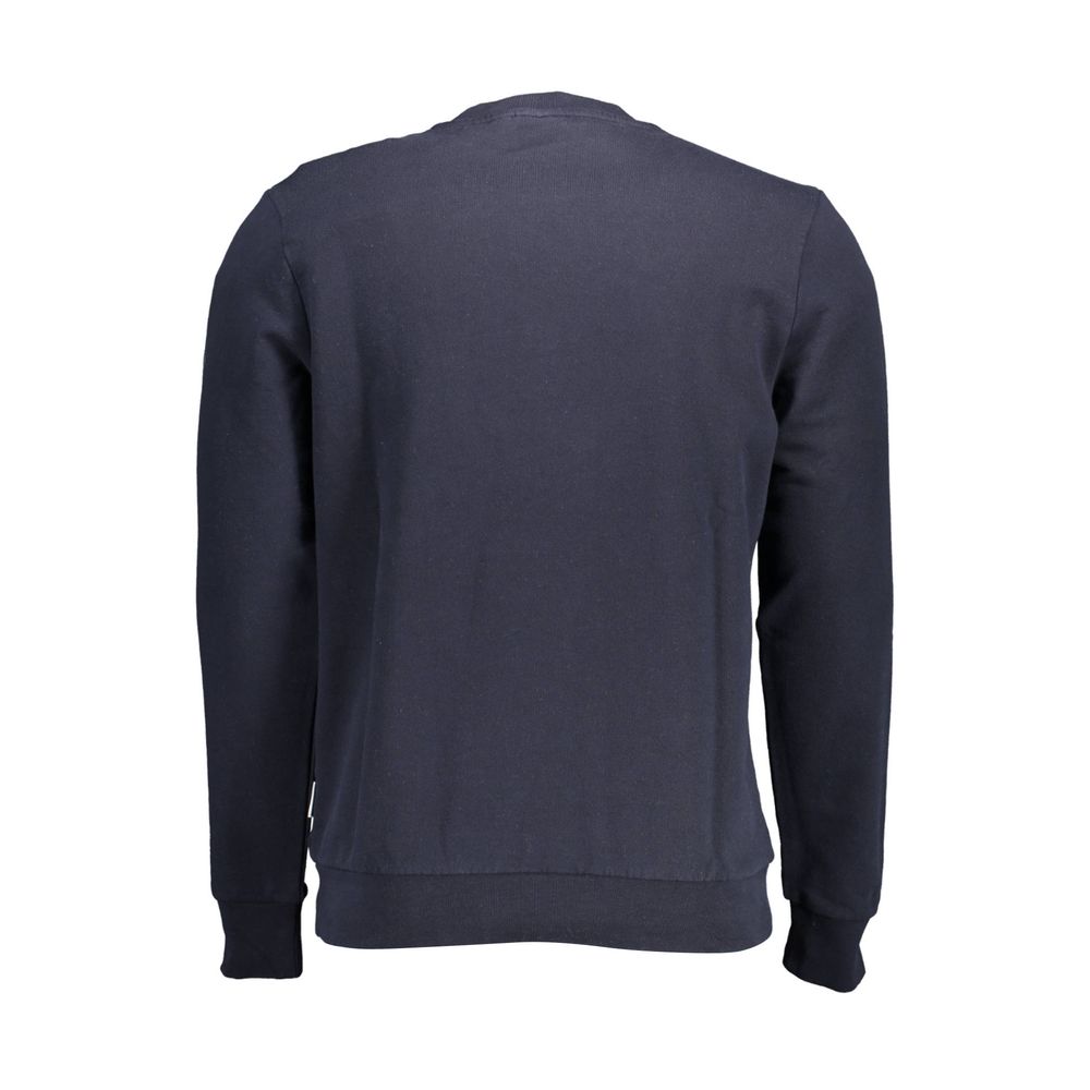 Blaues Herren-Sweatshirt aus Baumwolle