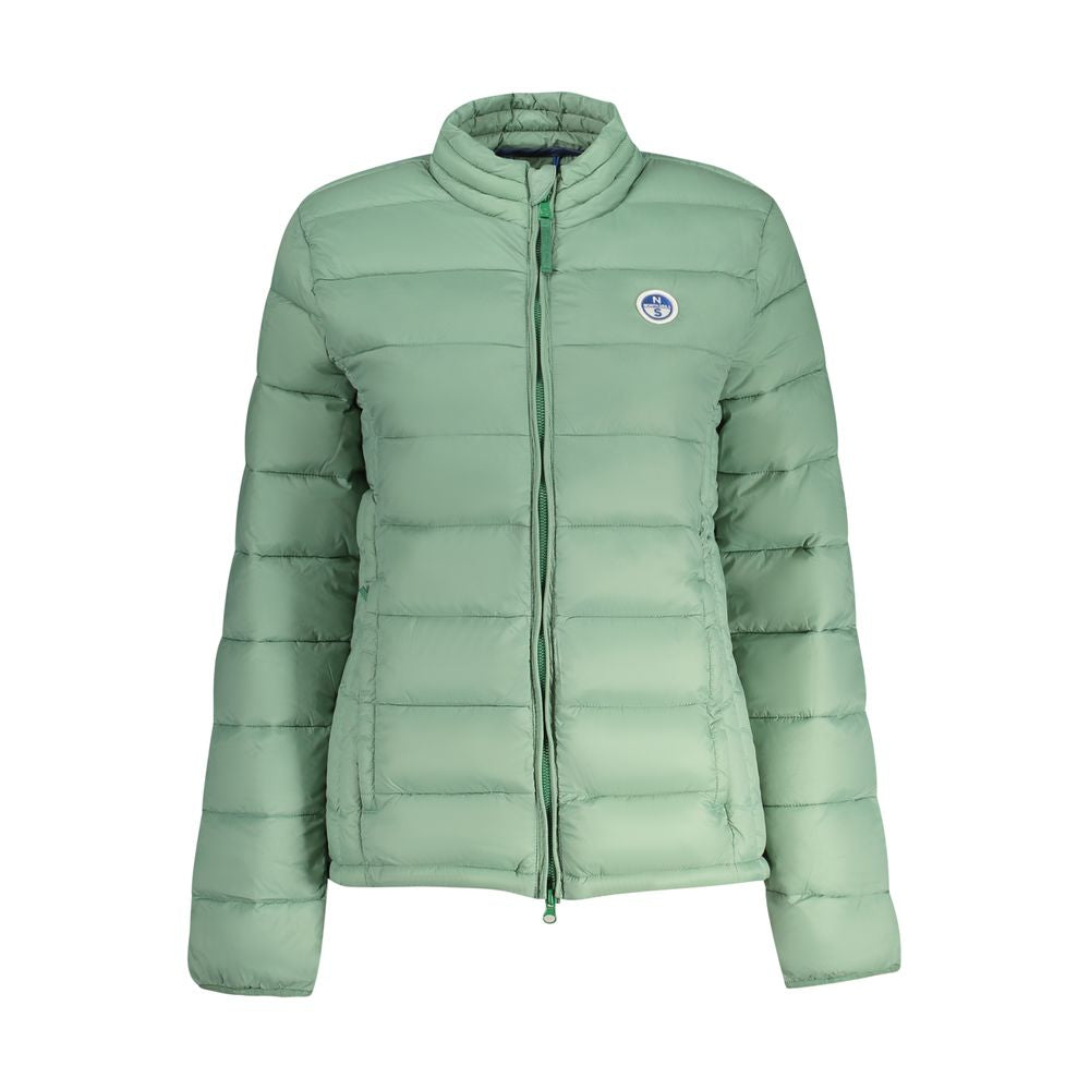 Green Polyamide Women's Jacket