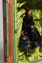 Black Dress Keramik Porzellan Mode Leder Sizilien Puppen