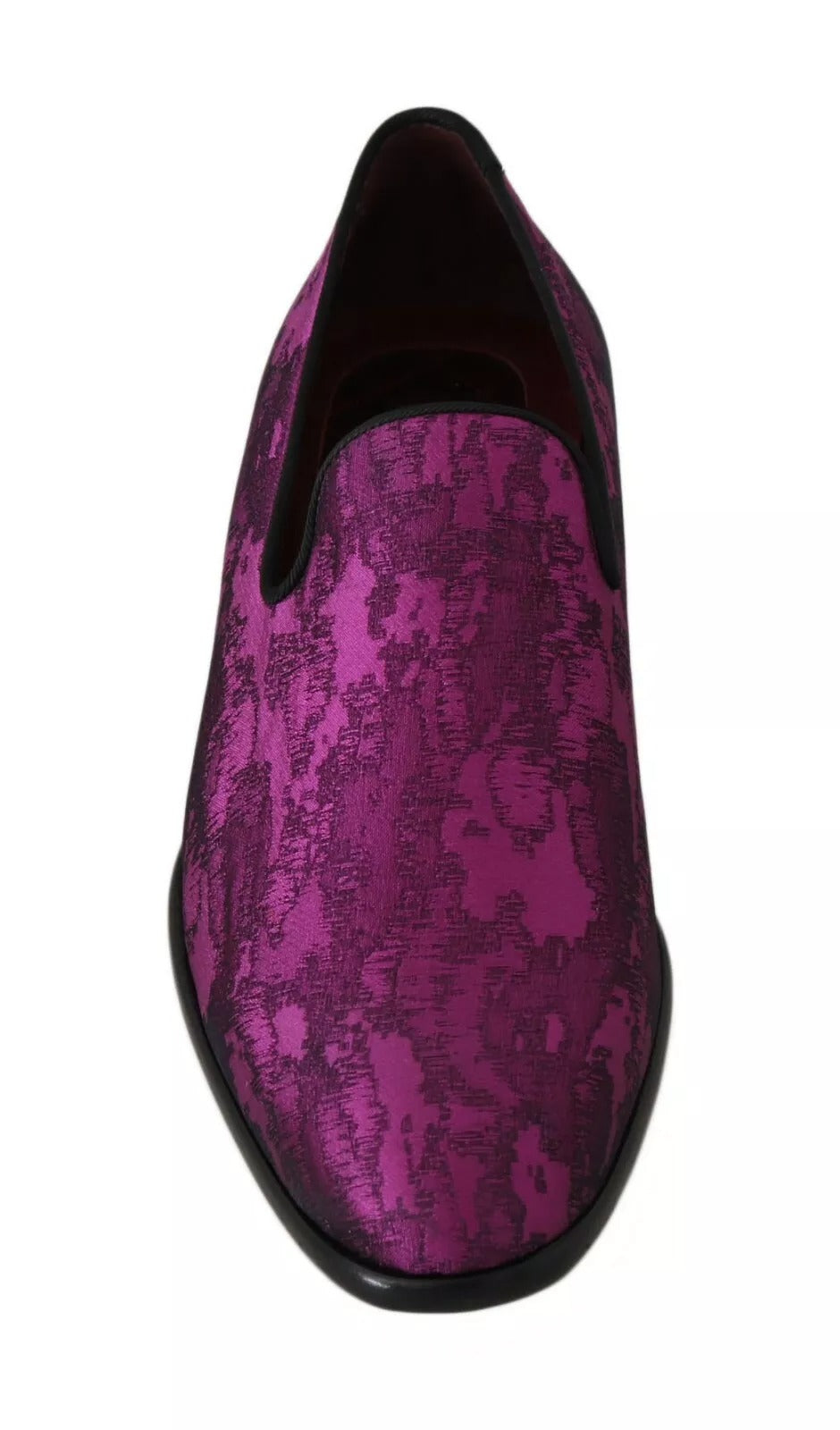 Mocassini Jacquard Viola Scarpe Eleganti Formali