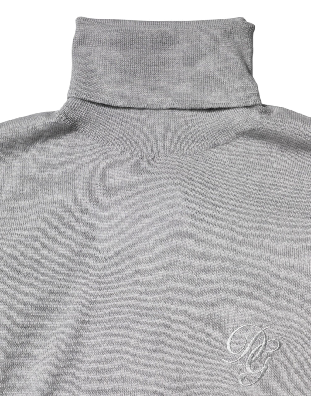 Maglione da uomo in lana grigia a maglia